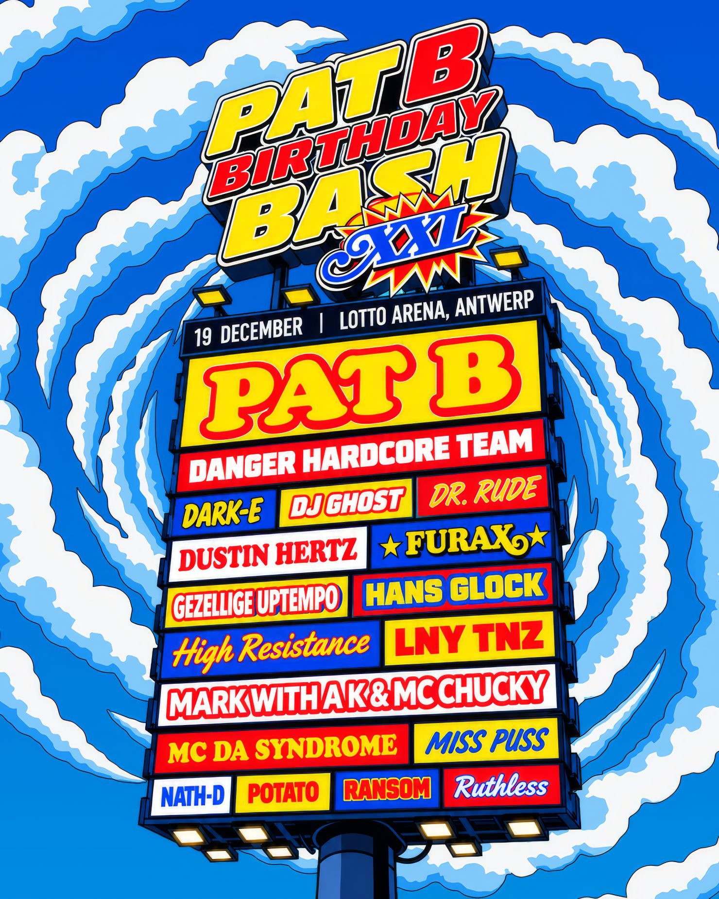 Full Line-Up - Pat B Birthday Bash XXL 2026 Full Line-Up - Pat B Birthday Bash XXL 2026